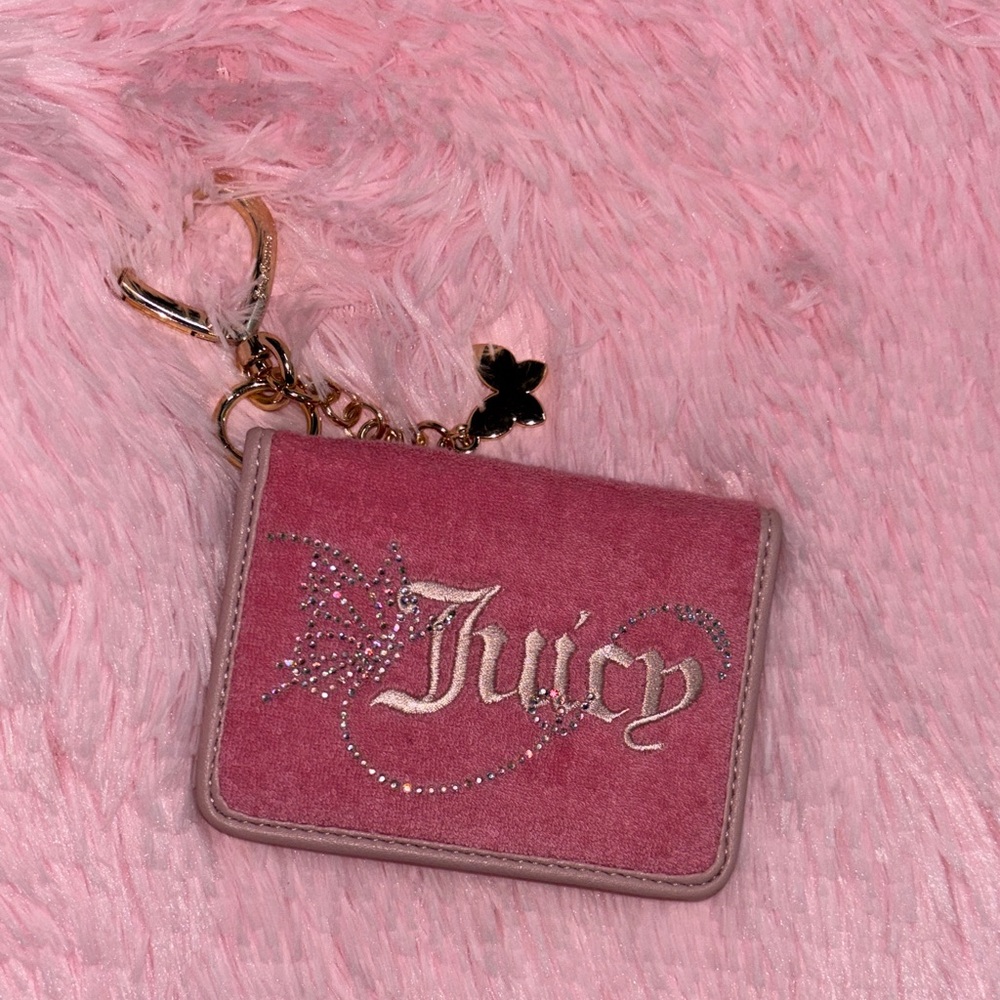 Juicy Couture Pink Keychain Pouch NWOT